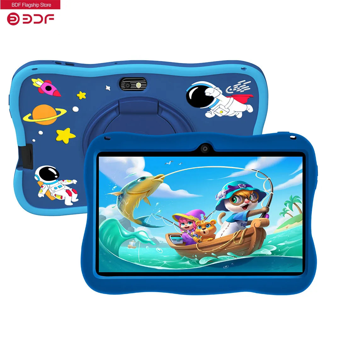 BDF 7" Kids Tablet – Android 13, 4GB RAM, 64GB, IPS, Dual Camera, Wi-Fi, Google Play