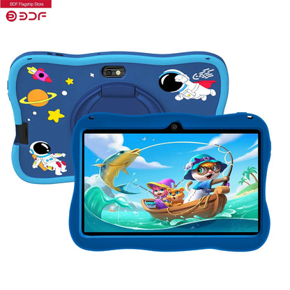 BDF 7" Kids Tablet – Android 13, 4GB RAM, 64GB, IPS, Dual Camera, Wi-Fi, Google Play