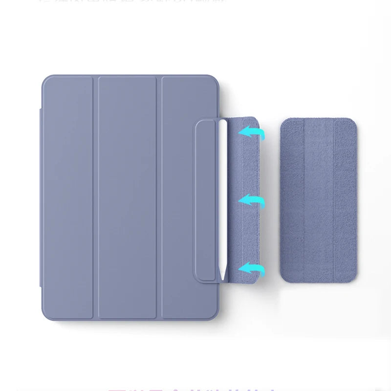 EGYAL Magnetic Smart Cover for iPad Pro 11/13, Air 11/13, iPad Pro 12.9 – Leather Folio Case
