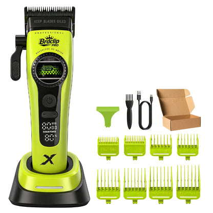 Professional Barber Hair Clipper – 5-Speed, 8000RPM, Brushless Motor, Detachable Blade
