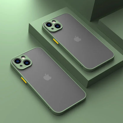 Armor Bumper Shockproof Phone Case for iPhone | Silicone Hard Cover for iPhone 7-15 Pro Max, XR, XS