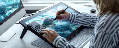HUION Kamvas Pro 24 4K UHD – 23.8" Drawing Monitor, 8192 Levels, 140% sRGB