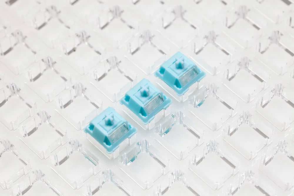 Acrylic Switch Tester 9x9 – Clear Housing, Cherry, TTC, Kailh, Outemu, HMX RGB Switches