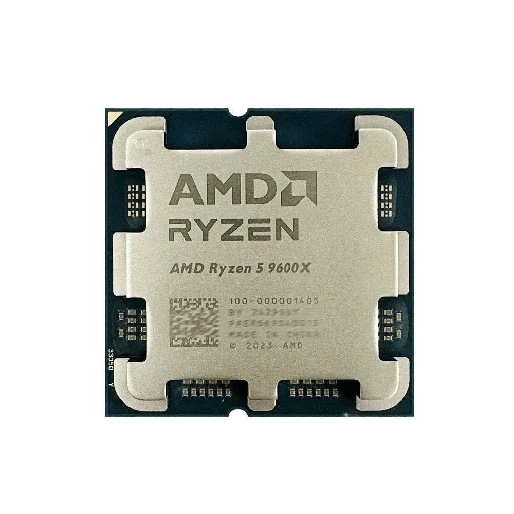 AMD Ryzen 5 9600X AM5 CPU – 6-Core, 5.4GHz Boost, 65W, 4nm