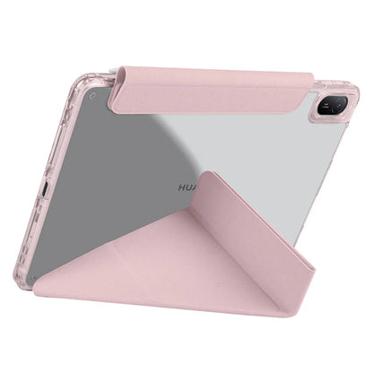 Huawei MatePad 11.5 2025 Smart Fold Case – Magnetic PU Leather + Acrylic Hard Back