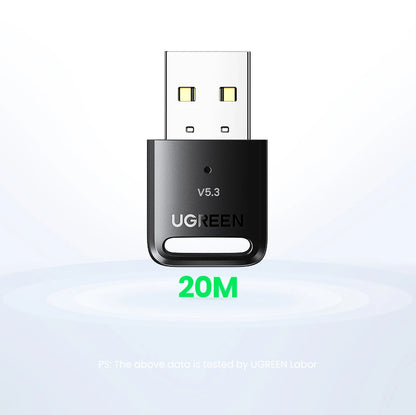 UGREEN USB Bluetooth Adapter 6.0 / 5.4 | Dongle for PC, Keyboard, Mouse, Headphones