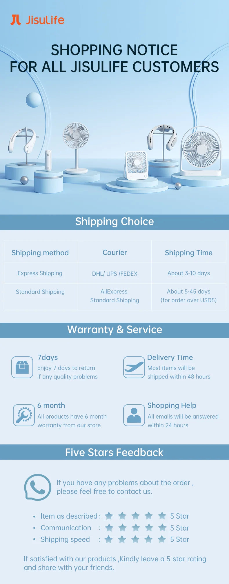 JISULIFE Mini Portable Bladeless Fan – Turbo Rechargeable Pocket Fan