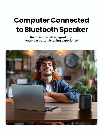 UGREEN USB Bluetooth 5.4 / 6.0 Adapter | Dongle for PC | Keyboard, Mouse & Speaker Support | Model 45134