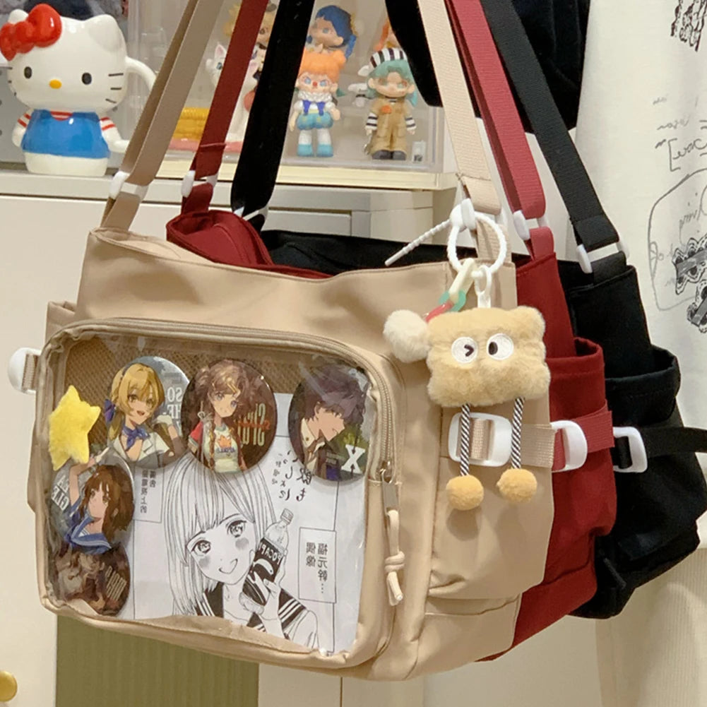 Japanese Ita Bag with Clear Window – Anime Shoulder Bag