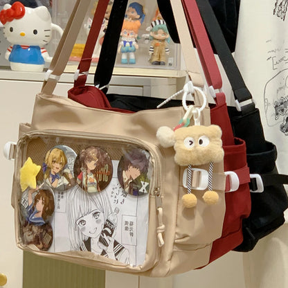 Japanese Ita Bag with Clear Window – Anime Shoulder Bag