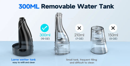 Portable Oral Irrigator | 5 Jet Tips | 5 Modes | 300ml | IPX7 Water Flosser
