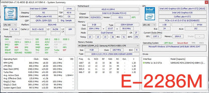 Modified Laptop CPU to LGA 1151 — Xeon E-2286M / E-2276M / E-2176M / E-2186M (QTJ0 QTJ1 QTJ2 QQLT QQLS)