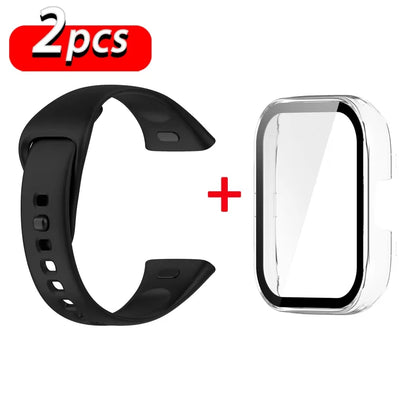 Silicone Strap & Case for Xiaomi Redmi Watch 3 / Active / Lite | Sport Band