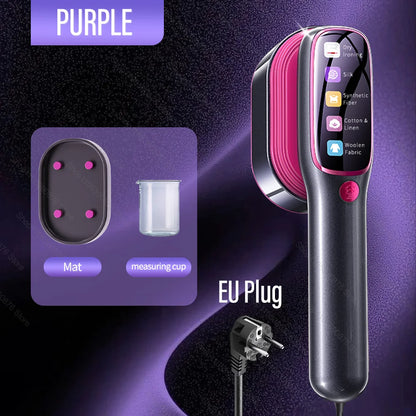 Mini Portable Steam Iron – Handheld Garment Steamer, Wet & Dry, Foldable | EU Plug | CENRR