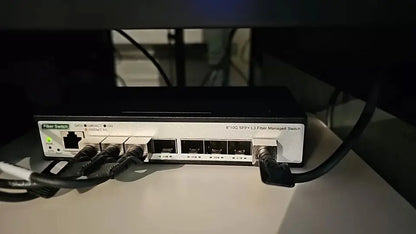 ONTi 8-Port 10Gb SFP+ L3 Managed Network Switch | 160Gbps | VLAN | DHCP | Dynamic Routing | EU/UK Plug