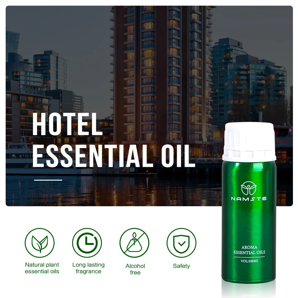 Hotel Room Fragrance Oil Refill – 100ml & 500ml Scenting Device Essential Oil for Home & Car