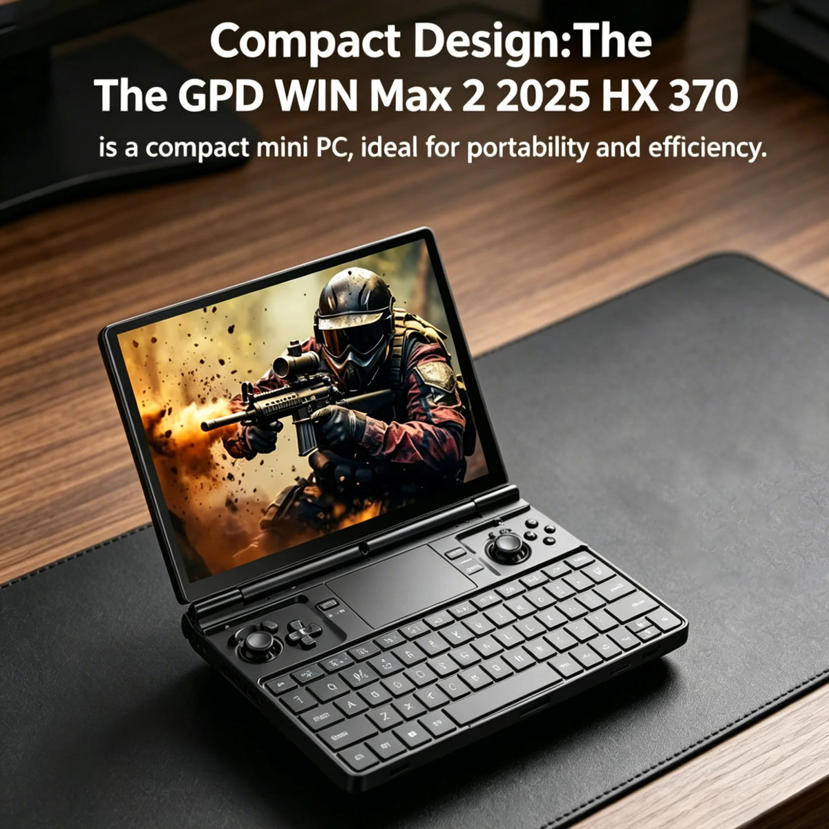 GPD WIN Max 2 2025 – AMD AI 9 HX 370, 64GB RAM, 2TB SSD, 10.1" Handheld Gaming PC