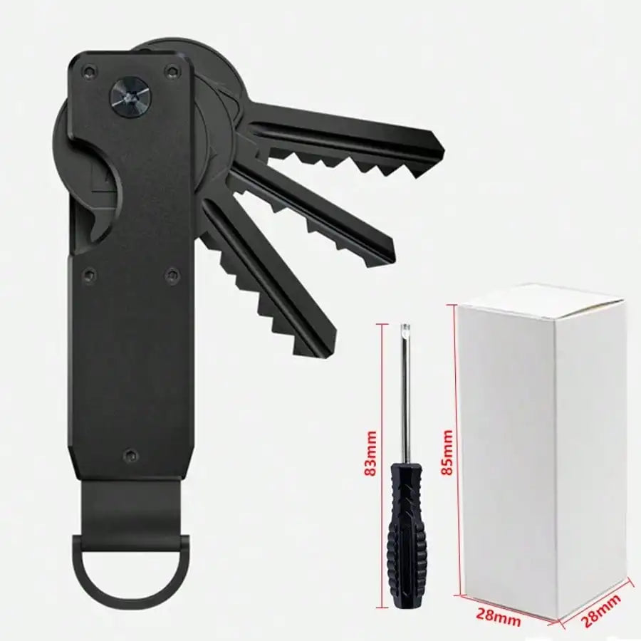 Aluminum Alloy Key Organizer – Compact EDC Keychain