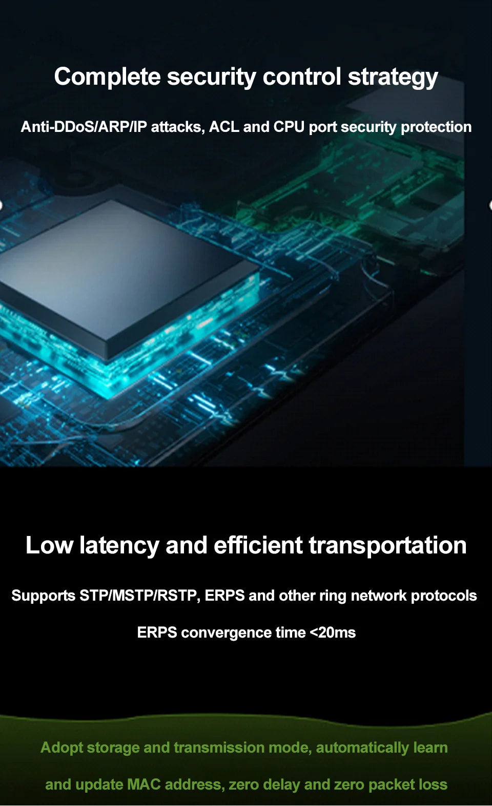 ONTi 8-Port 10Gb SFP+ L3 Managed Network Switch | 160Gbps | VLAN | DHCP | Dynamic Routing | EU/UK Plug