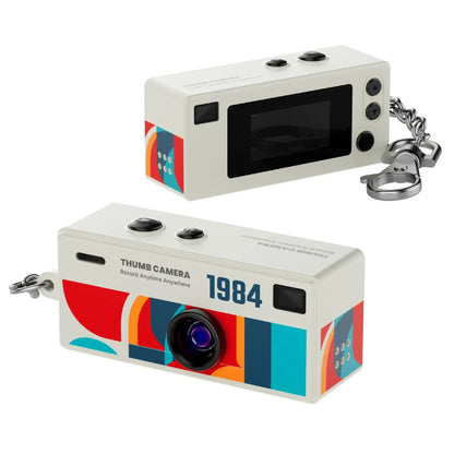Portable Mini Thumb Camera 1080P FHD – 130° Wide-Angle, Autofocus, Fill Light, TFT LCD Screen