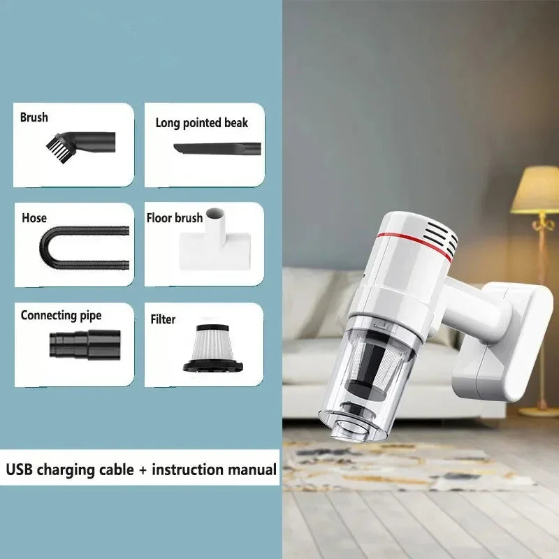 Xiaomi 95000Pa Cordless Handheld Vacuum Cleaner – Wireless, Metal Strainer, Home & Car