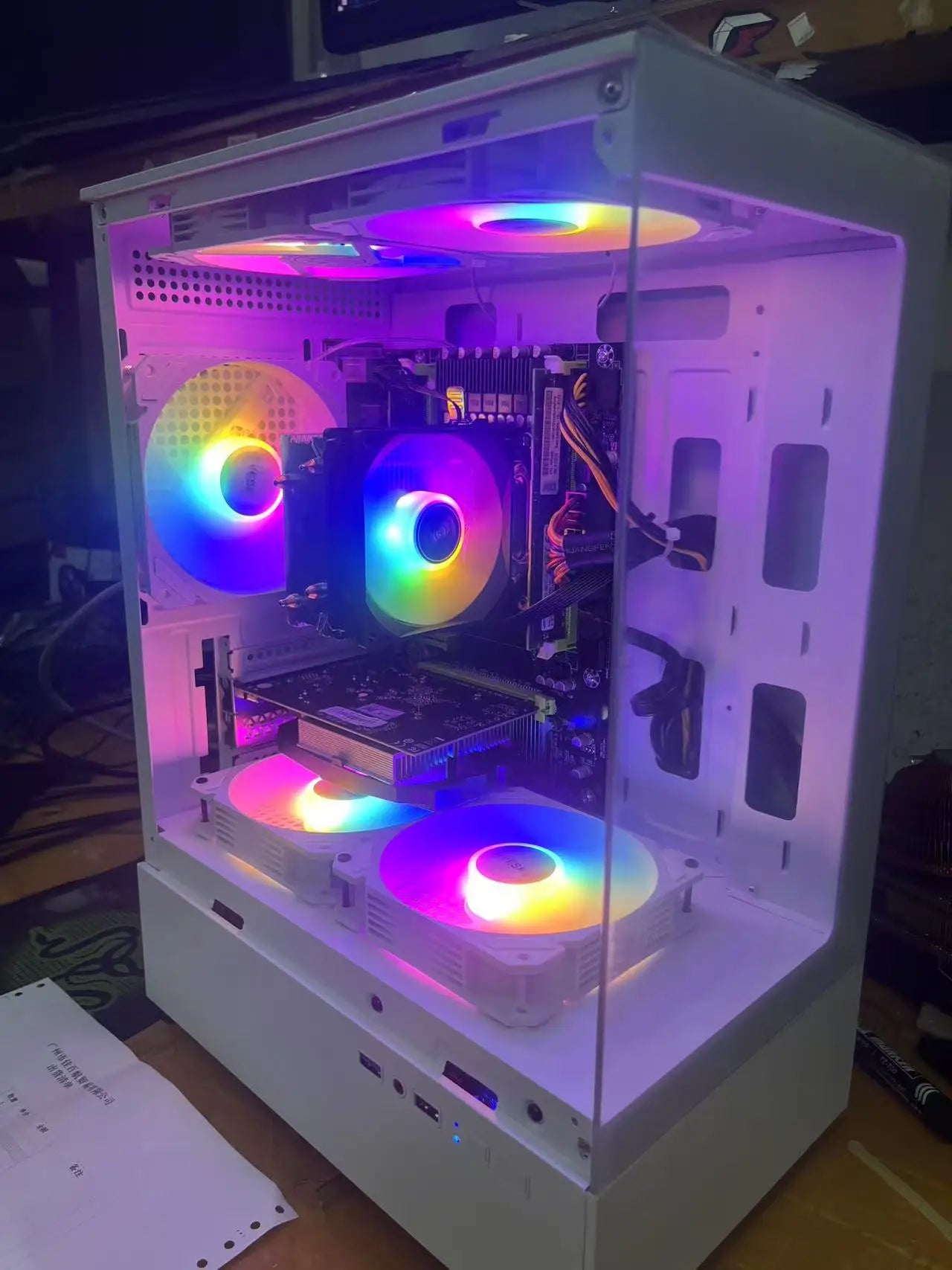AOTESIER Gaming PC – Intel Core i7, 16GB RAM, 256GB SSD, Windows 11
