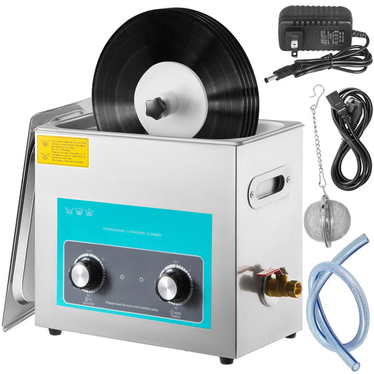 SucceBuy 6L Ultrasonic Vinyl Record Cleaner | Jewelry, Dental & Contact Lens