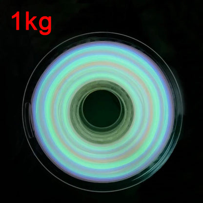 Glow-in-the-Dark PLA Filament – Luminous Purple, Green, Blue & Rainbow, 1.75mm for 3D Printers