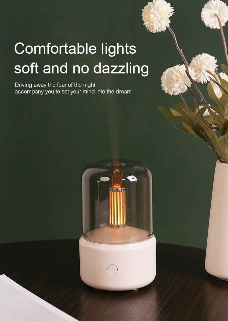 KINSCOTER USB Mini Aroma Diffuser & Ultrasonic Humidifier – 120ml/150ml Bedroom Diffuser