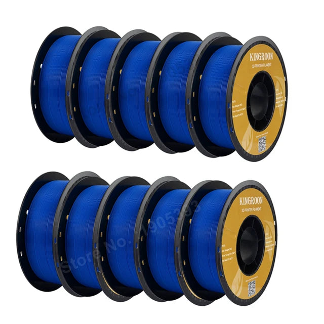 KINGROON PETG Filament 1.75mm – 5KG & 10KG Mixed Color Bundle
