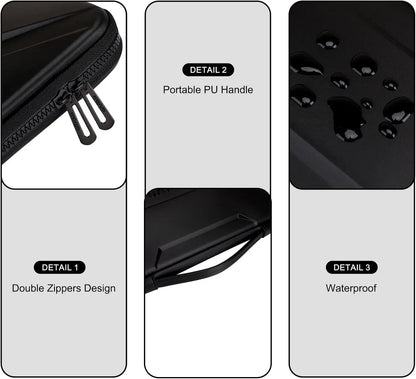 MOSISO Laptop Sleeve 15"/16" – Waterproof Hard Shell Shoulder Bag for MacBook Pro, HP, Dell