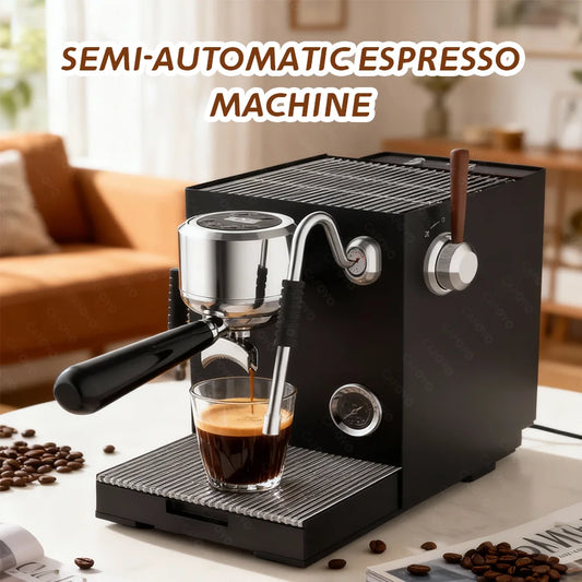 CAFOVO E120 Semi-Automatic Espresso Machine | 20 Bar | Steam Wand | EU 220V