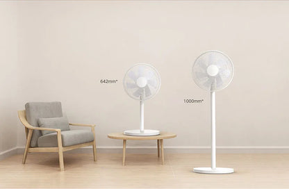 Xiaomi MIJIA Floor Fan — 7 Blade, 90° Wide-Angle Oscillation, Mi Home APP Control, Wired