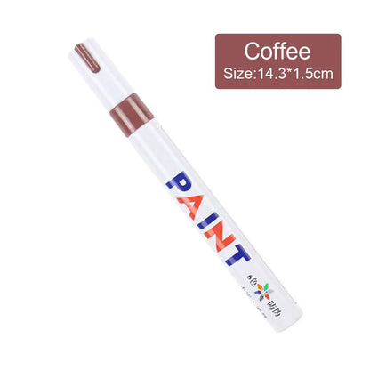 White Tyre Paint Pen Set | Waterproof Oil-Based Quick Dry Permanent Marker for Car Tyres (3pcs)