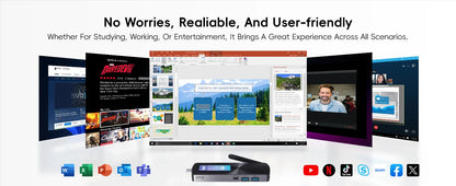 MeLE PCG02 Mini PC Stick – Intel N100, 8GB LPDDR4x, 256GB SSD, 4K HDMI, PXE, Windows 11