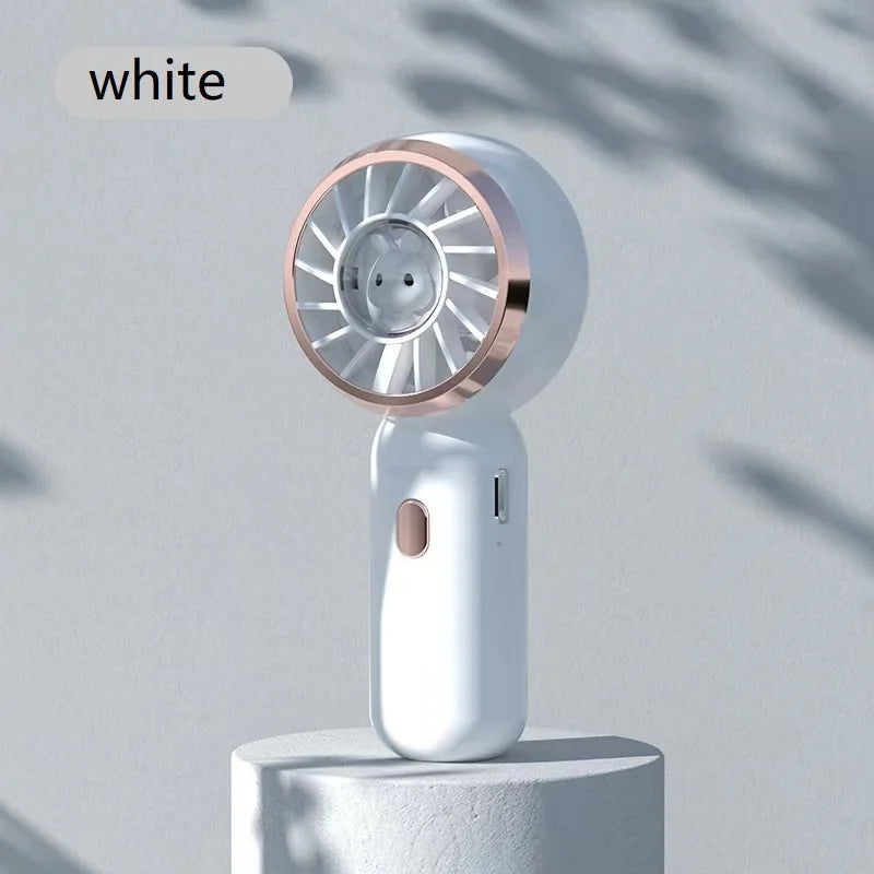 Mini Portable Handheld Fan – USB Rechargeable, 3 Speeds