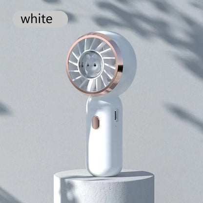 Mini Portable Handheld Fan – USB Rechargeable, 3 Speeds