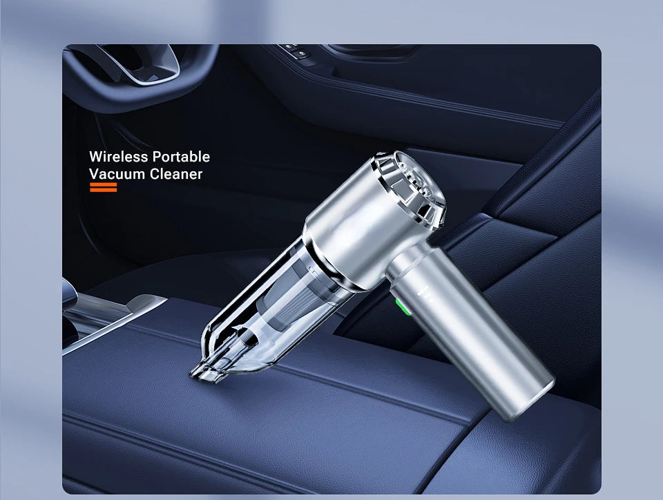 Cordless Car & Home Vacuum Cleaner – Strong Suction Portable Handheld Dust Blower