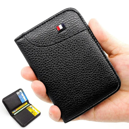 LISM Ultra-Slim PU Leather Credit Card Holder Wallet