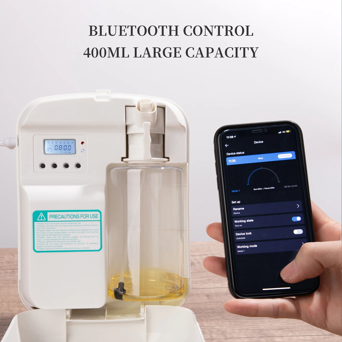 Namste Bluetooth Aromatherapy Machine 500m³ – Smart Home & Office Scent Diffuser