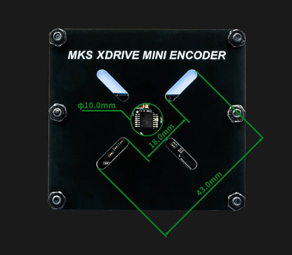 Makerbase MKS XRIVE MINI Brushless Servo Motor Controller – ODrive V3.6, AS5047P