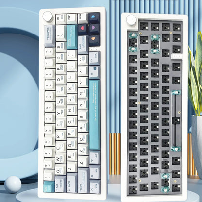 GMK67 Wireless Mechanical Keyboard Kit – 63 Keys, Bluetooth 5.0 / 2.4G / Wired, RGB Hot-Swap | Gaming & Custom Build