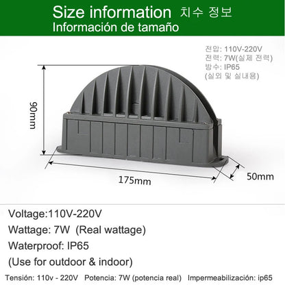7W LED Wall Lamp Window Sill Light - Modern Indoor Lighting
