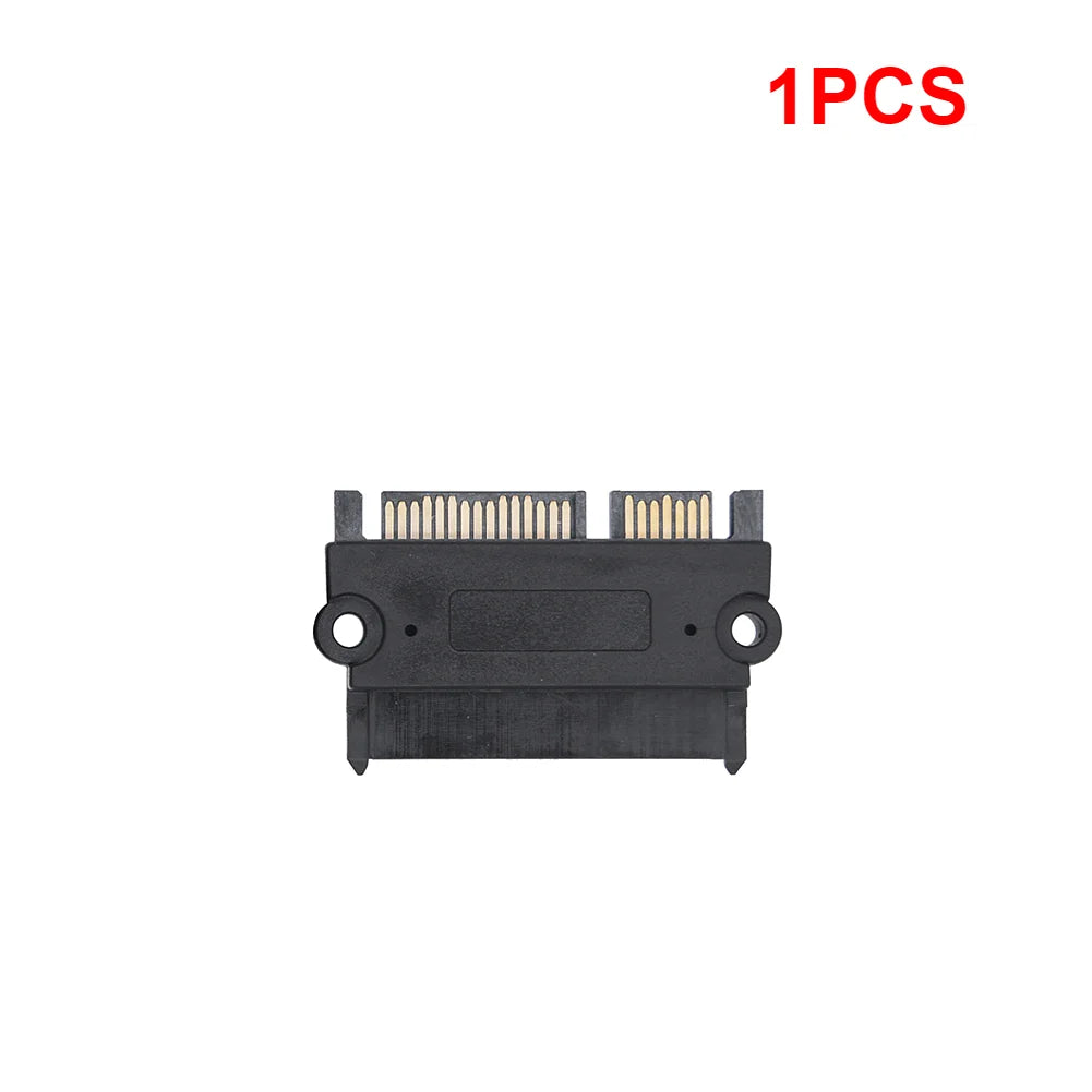 SATA 22-Pin Male to Female Adapter – Power & Data Converter