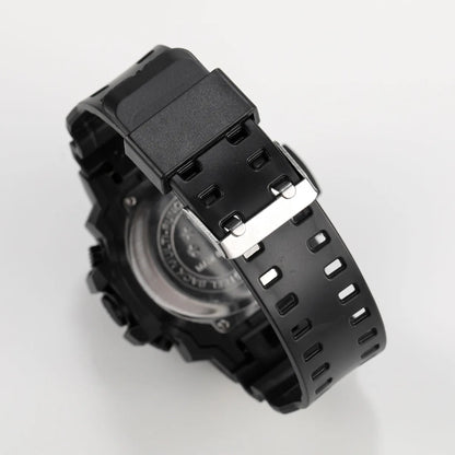 Men's sports electronic wristwatch with large dial, waterproof design, luminous display, and alarm from R.E.D. Shopping
