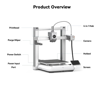 ANYCUBIC Kobra 4 Combo 3D Printer – 8-Color, 600mm/s, ACE 2 Pro