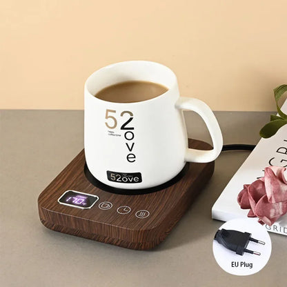 Coffee Mug Warmer – 3 Temperature Settings, Auto Shut-Off, Electric Beverage Heating Plate | Desk & Office