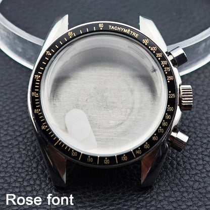 39.7mm Men's Watch Case for VK63 Movement – Metal Case with 20mm Strap Fit & Watch Box