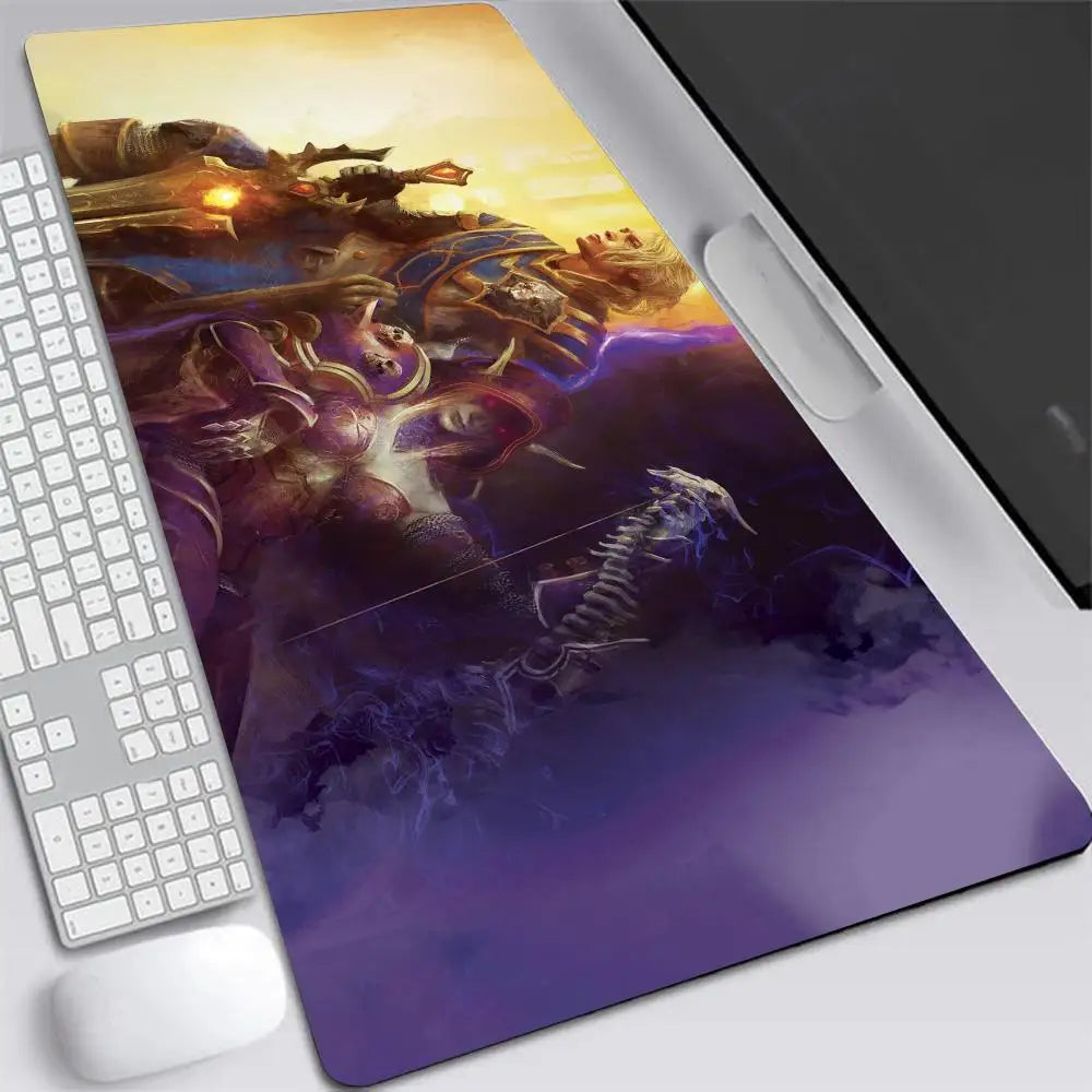 World of Warcraft Sylvanas XXL Gaming Mouse Pad – Large Desk Mat, Rubber Base, Multiple Sizes
