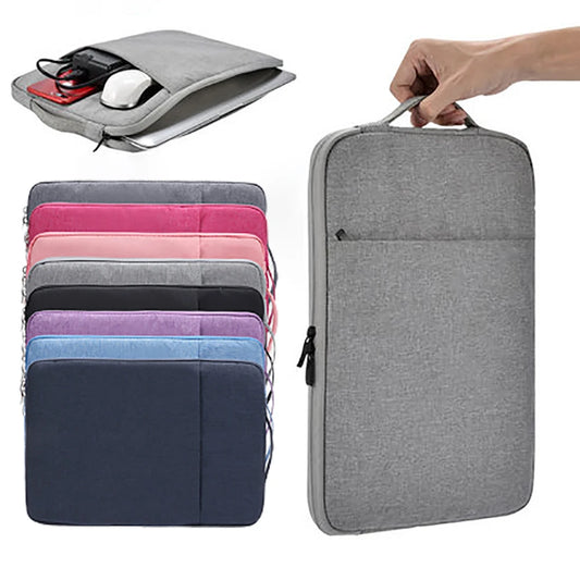 Denim Laptop Sleeve Bag 12"-15.6" — MacBook Air M1 M2, Lenovo, Dell, HP, Huawei, Xiaomi